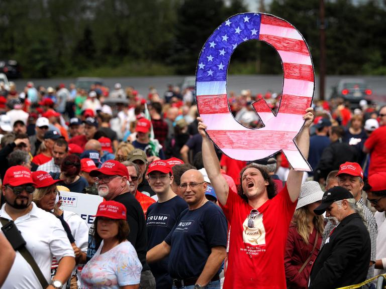 Facebook removes thousands of pages linked to QAnon conspiracy theory