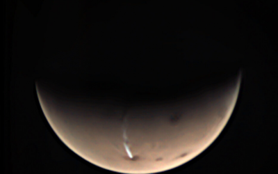 Mysterious Martian cloud reappears above Arsia Mons volcano