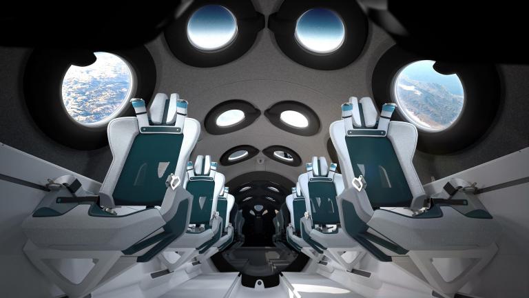 Virgin Galactic reveals inside of spaceship that will carry tourists off the Earth