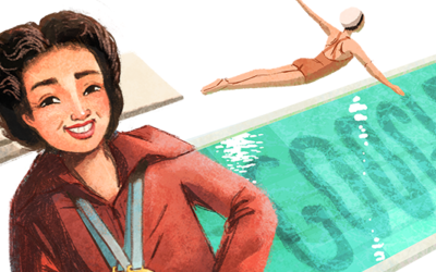 Vicki Draves: Google Doodle celebrates first Asian American woman to win Olympic medal