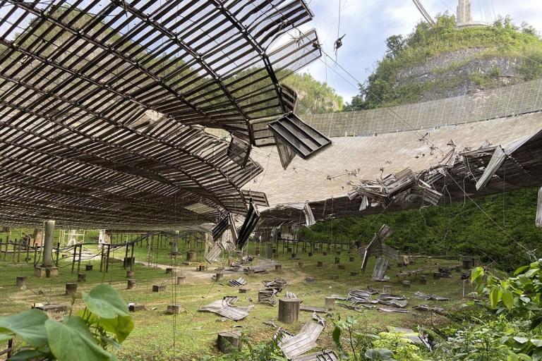 Arecibo Observatory: One of the world&apos;s biggest telescopes suffers major damage in freak incident