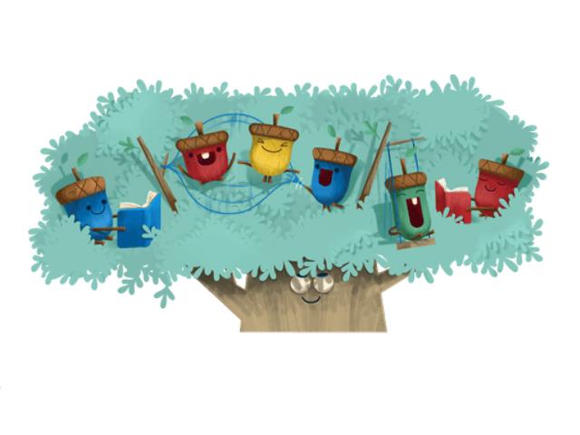 Google Doodle celebrating Children's Day 2017