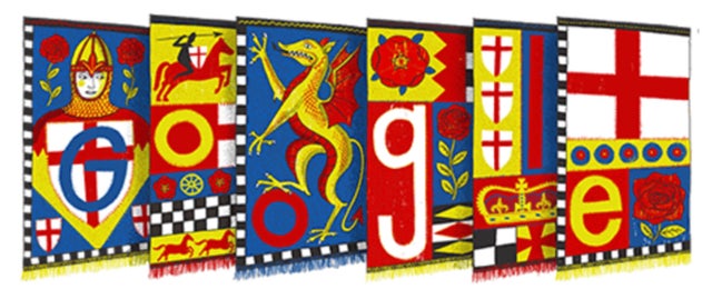 Google Doodle celebrating St George's Day