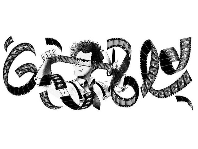 Google Doodle celebrating soviet film director Sergei Eisenstein