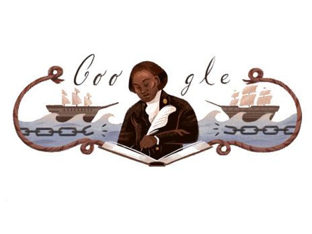 Google Doodle celebrating abolitionist Olaudah Equiano