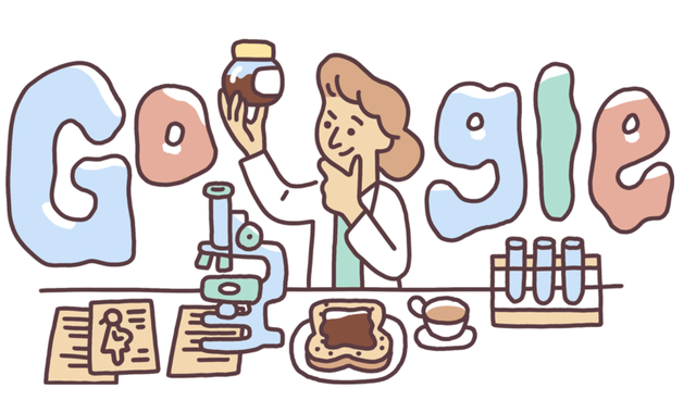 Google Doodle celebrating haematologist Lucy Wills