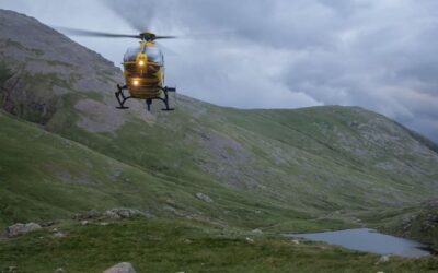 Jet pack paramedic suit tested in the Lake District