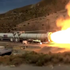 NASA test-fires huge rocket booster for new moon mission