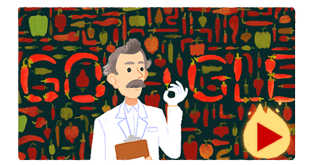 Google marks Professor Scoville’s 151st birthday