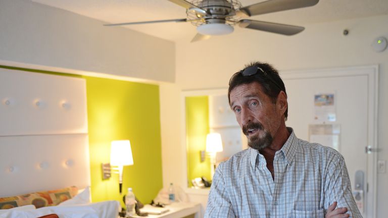 Anti-virus software creator John McAfee 'detained at airport' over fraud charges