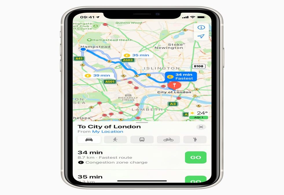 Apple brings new, entirely redesigned maps to the UK and Ireland