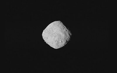 NASA spacecraft sent asteroid rubble flying in sample grab