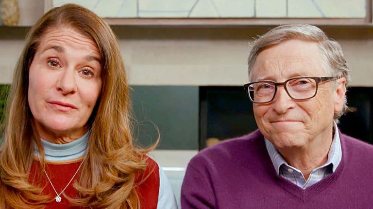 Bill Gates and wife Melinda Gates