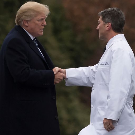 Hair secrets and the 'candy man': Meet Donald Trump's doctors