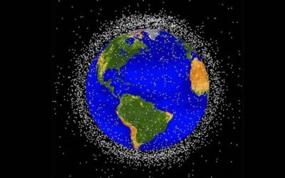 What happens if two bits of space junk actually collide?